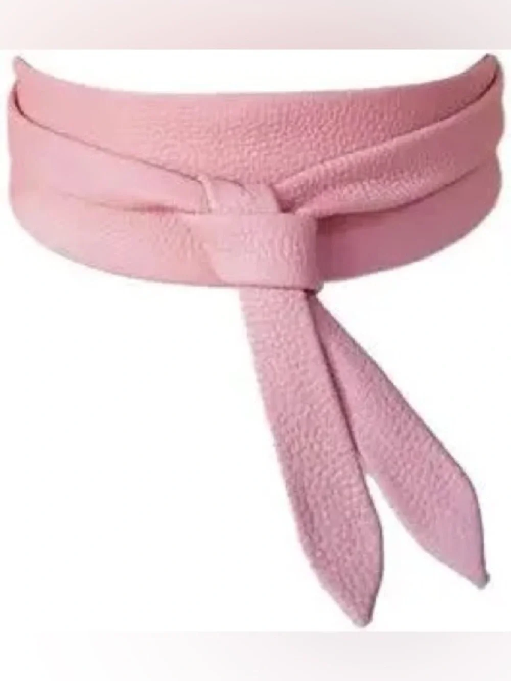 ADA Collection Pink Pebble Genuine Leather Wrap Belt Handmade Argentina One Size